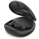 The Sennheiser Conversation Clear Plus wireless earbuds in their charging case with the lid open against a white background.